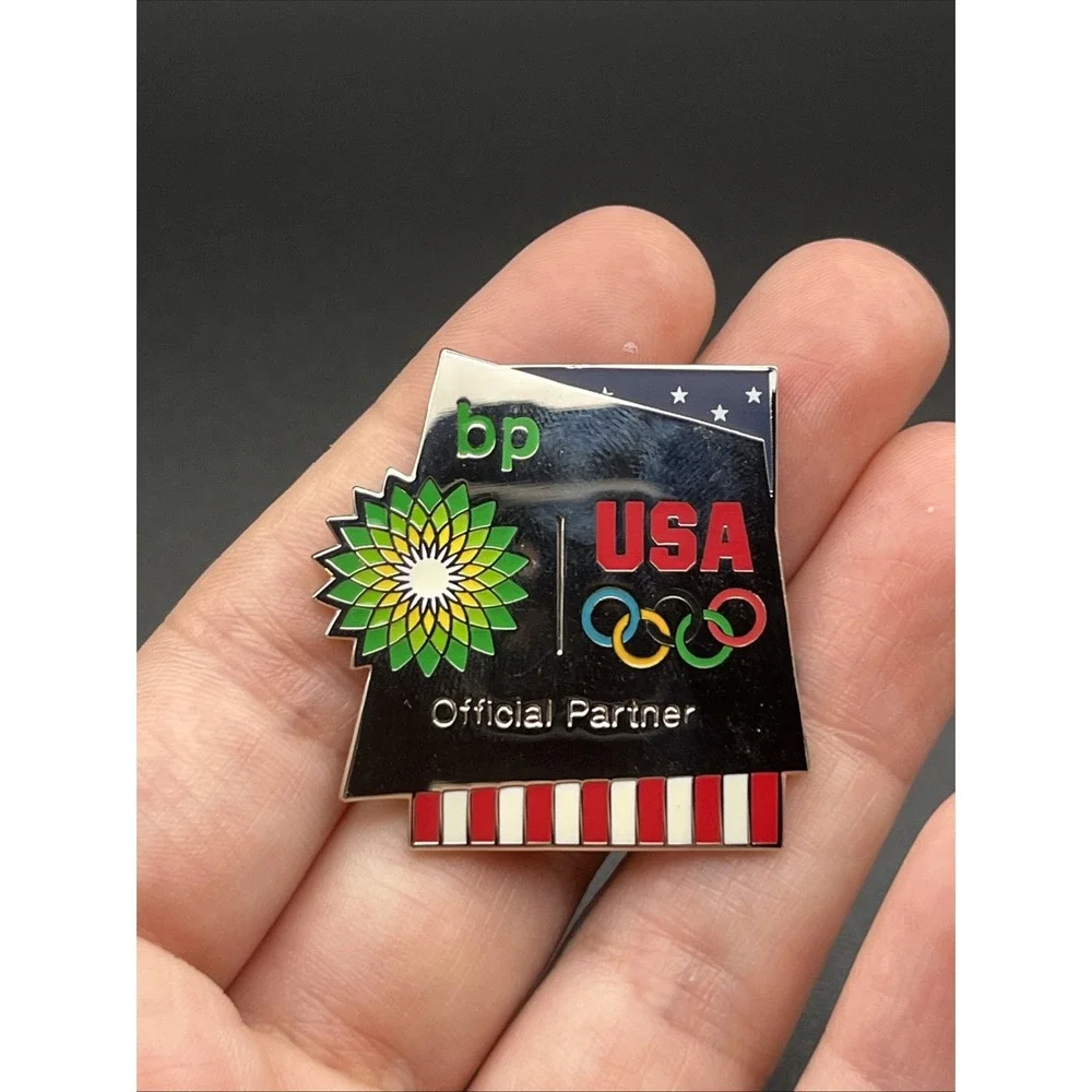Olympic Games Team USA BP British‎ Petroleum Lapel Hat Pin
